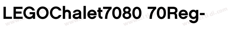 LEGOChalet7080 70Reg字体转换 LEGOChalet7080 70Reg字体转换
